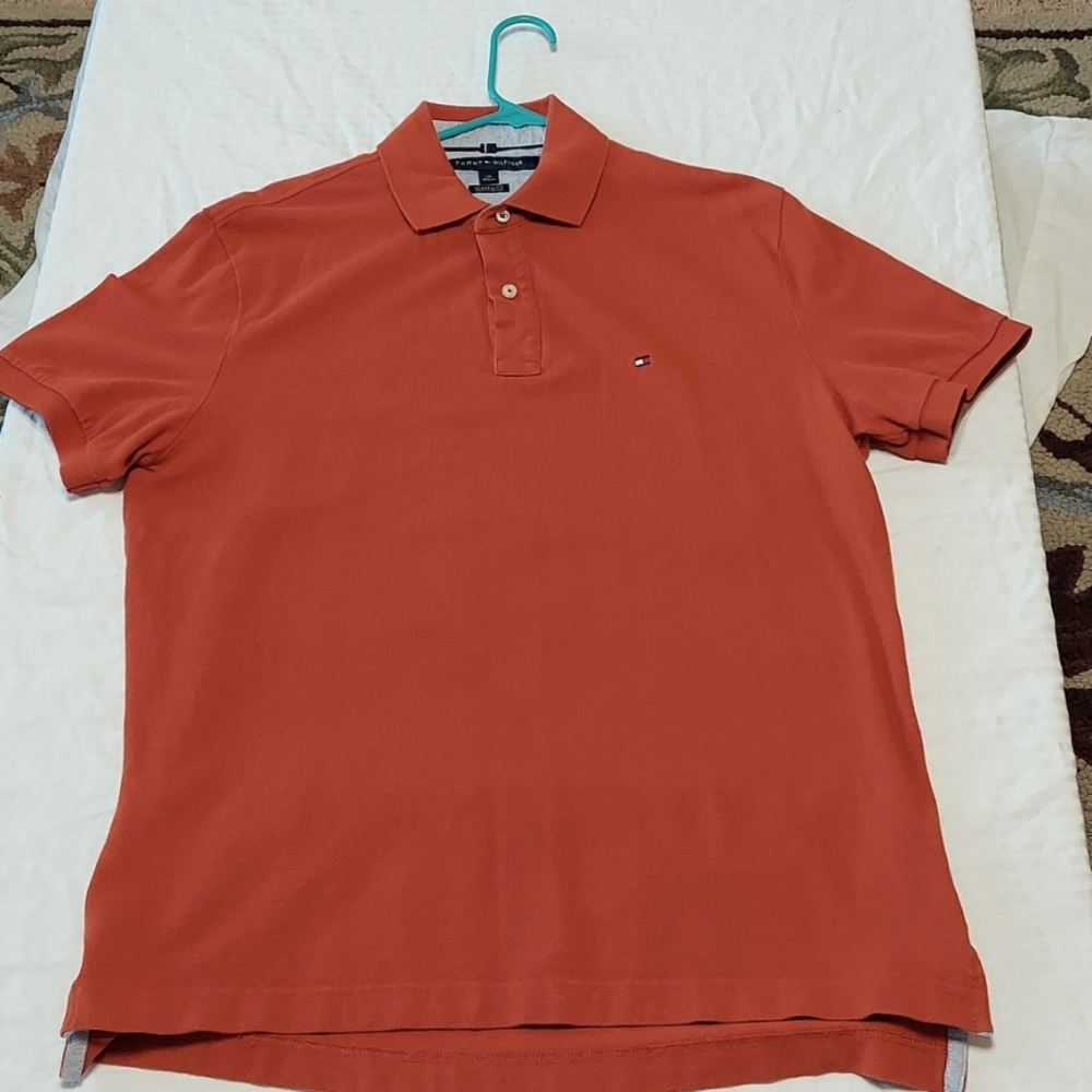 Mens Tommy Hilfiger Large Polo Shirt